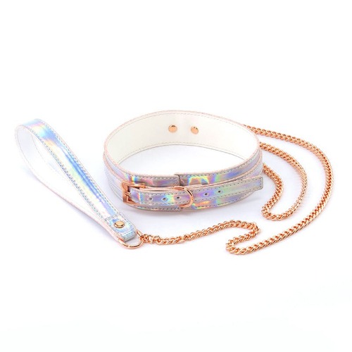 Cosmo Collar and Leash - Rainbow