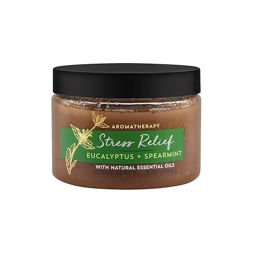 Bath and Body Works Aromatherapy Stress Relief - Eucalyptus + Spearmint Sugar Scrub 13 Ounce