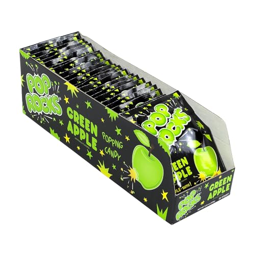 Pop Rocks Green Apple 24 Units, 0.23-Kilogram - Green Apple