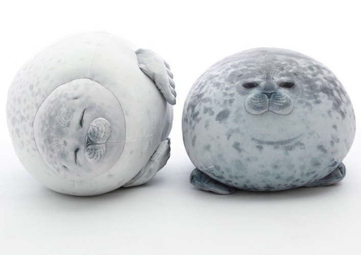 Yuki-Chan Plushie "Japan's Roundest Seal" - XL (Extra Chonky) - GET BOTH! / 24″ / 60 cm
