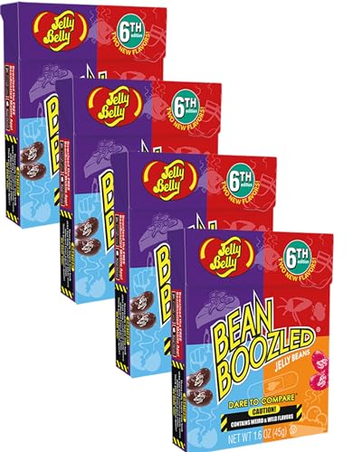Just Grown Jelly Belly Beanboozled *6th Edition* (1.6 oz Pack of 4)