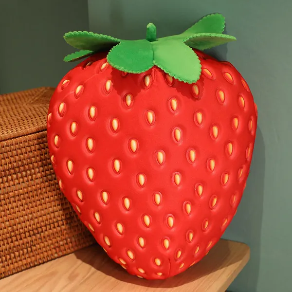 Kawaii 35cm Strawberry Plush Pillow