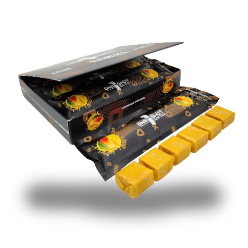 Orange Mango Energy Chews | 75mg Caffeine per Piece (48 Pieces)