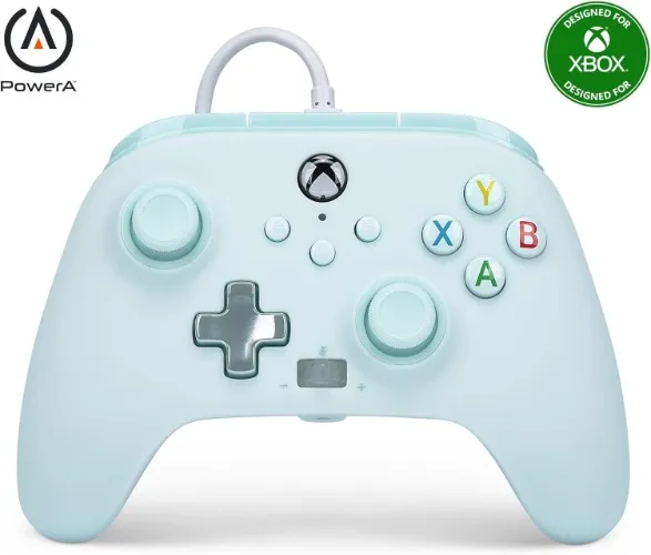 PowerA geavanceerde bedrade controller voor Xbox-series X|S - Suikerspinblauw