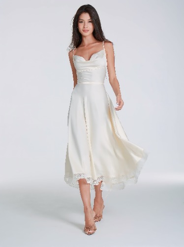 Date Night Silk Dress | XS / Ivory