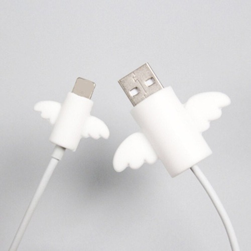 Bat Cable Protectors - Set of 2 - White