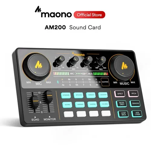 MAONO AU-AM200 Bluetooth Live Streaming Sound Card Professional