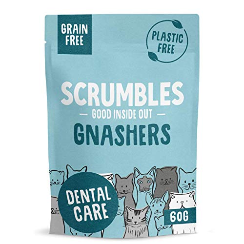 Scrumbles Gnashers for Cats, Chicken Dental Bites 8 x 60g