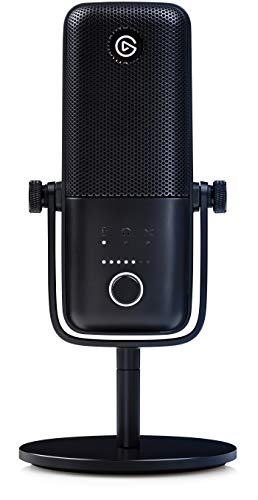 Elgato Wave:3 - Premium Studio Quality USB Condenser Microphone for Streaming, Podcast, Gaming and Home Office, Free Mixer Software, Sound Effect Plugins, Anti-Distortion, Plug ’n Play, for Mac, PC - Gear - Wave:3