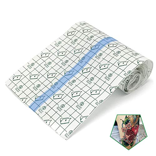 Tattoo Aftercare Bandage Roll 6"x 2 Yard - Waterproof Transparent Film For Tattoo Initial Healing And Skin Repair Adhesive Tattoo Supply Wrap - 6 x 72 Inch
