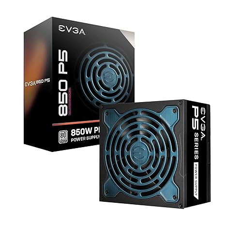EVGA Supernova 850 P5, 80 Plus Platinum 850W, Fully Modular, Eco Mode with FDB Fan, 10 Year Warranty, Includes Power ON Self Tester, Compact 150mm Size, Power Supply 220-P5-0850-X1 - P5 - Supernova - 850W