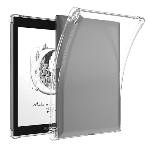 BOZHUORUI Clear Case for 7.8" Onyx Boox Tab Mini C Tablet (2023 Release) - Ultra-Thin Lightweight Transparent Silicone Flexible Soft Back Cover (Clear) - Clear