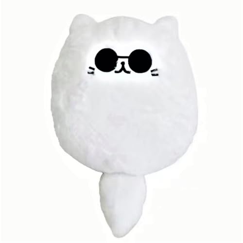 Uomieefy 16inch/40cm Jujutsu Plush Pillow - Gojo Cat Plush Stuffed Pillow Anime Plush Gift
