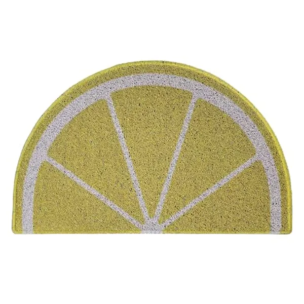 Nicoman Lemon Doormat Housewarming Novelty Gift Present Dirt-Trapper Indoor Outdoot Non Slip Barrier Door Mats 70 x 44cm