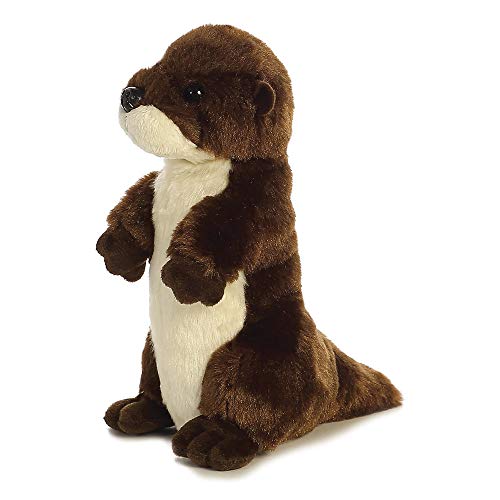 Aurora, 31704, Mini Flopsies River Otter, 8In, Soft Toy, (Brown/White)