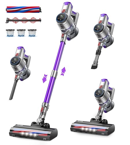 BuTure Cordless Vacuum Cleaner - Purple 