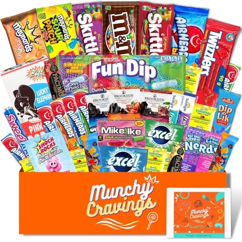 Munchy Cravings Premium Candy Variety Box (40 count)