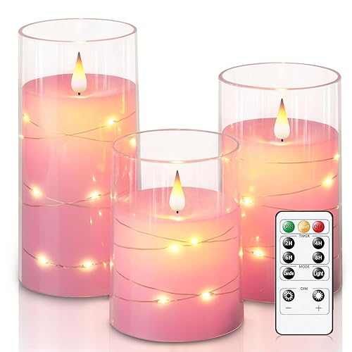 3x LED candle