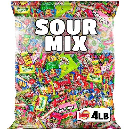 Sour Candy Variety Pack - Bulk Candy - Individually Wrapped Candy - Assorted Pinata Candy - Candy For Goodie Bags - Party Favors For Kids (4 Pounds)