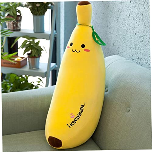 Obelunrp Banana Toys, 35cm Plush Banana Stuffed Toys, Cartoon Banana Pillow, Soft Hugging Pillow, Cushion for for Kids Birthday Present Home Decoration