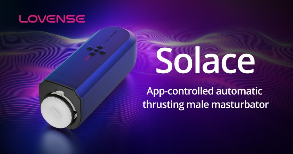 Lovense® Solace: The Best Automatic Male Masturbator for interactive hands-free pleasure.