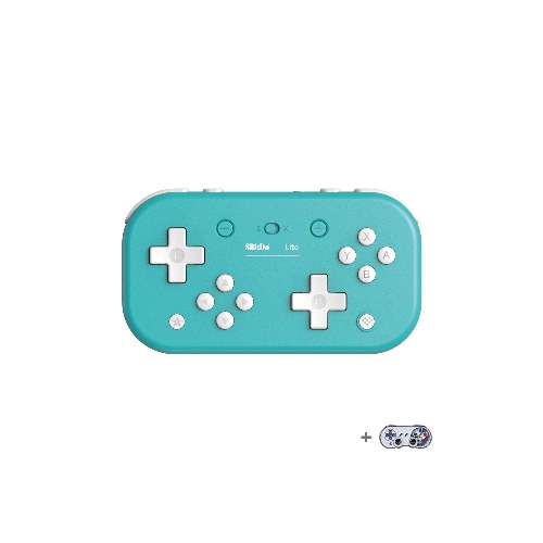 8Bitdo Lite Bluetooth Gamepad for Switch Lite, Switch & Windows,Steam, Raspberry Pi with a Commemorative Brooch (Turquoise Edition)