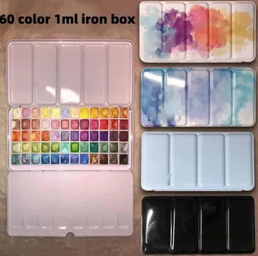 Paleta de Acuarelas metalizadas