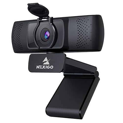 NexiGo N930P 1080P Streaming Business Webcam with Software, Microphone & Privacy Cover, AutoFocus, HD USB Web Camera, for Zoom YouTube Skype FaceTime, PC Mac Laptop Desktop - Webcam 1080p