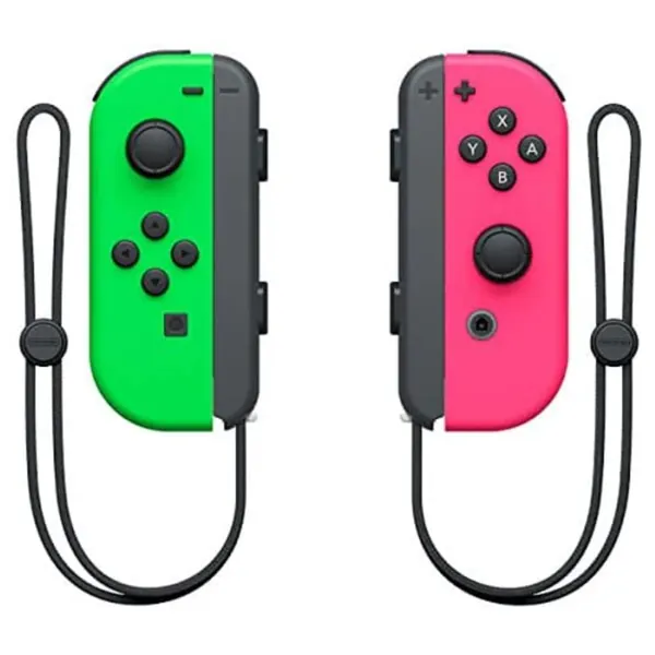 Nintendo 250037 Joy Con Paar Controleur, Neon Groen/Neon Roze (Nintendo Switch)