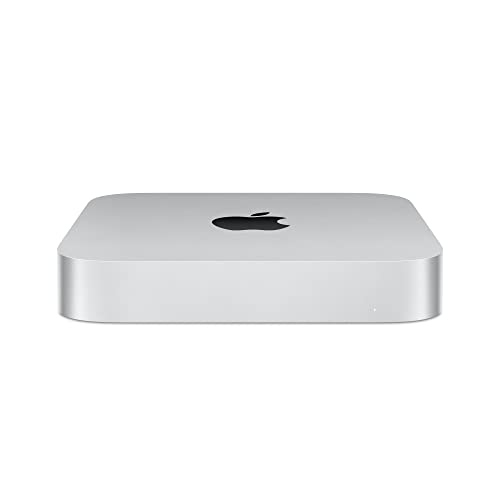 Apple 2023 Mac mini desktop computer M2 chip with 8‑core CPU and 10‑core GPU, 8GB Unified Memory, 256GB SSD storage, Gigabit Ethernet. Works with iPhone/iPad - M2 - 256 GB - Mac mini