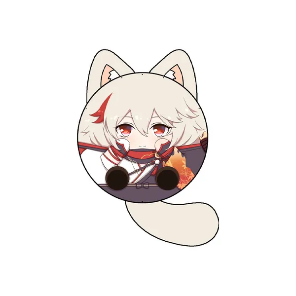Genshin Impact Plush Keychain Cute Genshin Plushie Toy Gift for Genshin Impact Fans - Kaedehara Kazuha