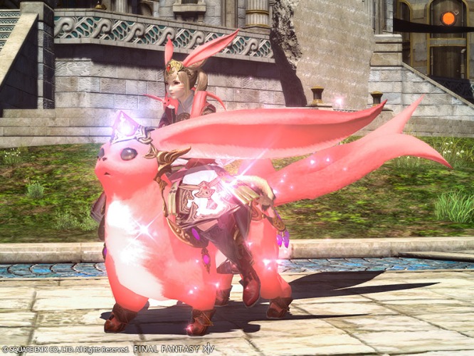Mount: Rubellite Carbuncle (Account-wide) | FINAL FANTASY XIV Online Store