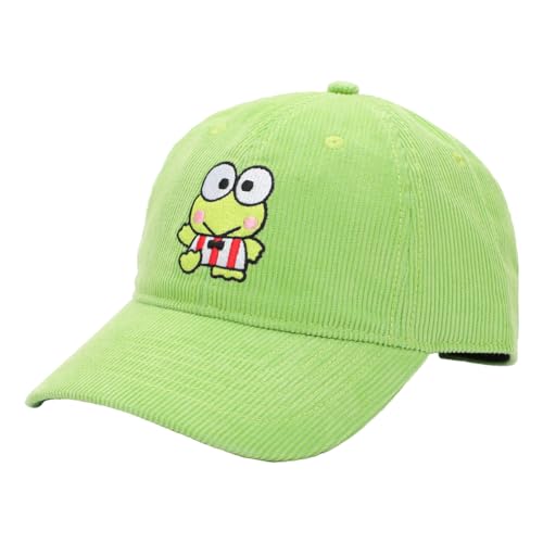 Bioworld Keroppi Green Corduroy Hat
