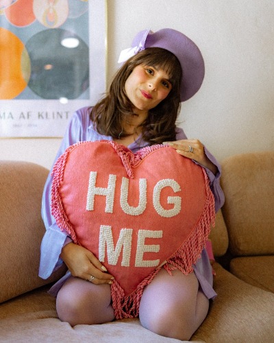 Hug Me Heart Shaped Throw Pillow $98 Today Only | Default Title
