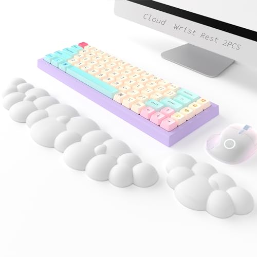 Keyboard Cloud Wrist Rest 2PCS