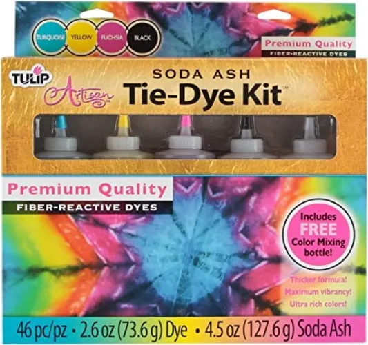 Tulip Artisan Soda Ash Tie-Dye Kit with Color Mixing Bottle (33545)