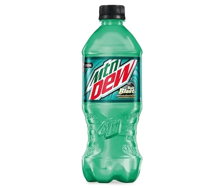 Mtn Dew Baja Blast 20 oz 4pack Mountain soda pop soft drink