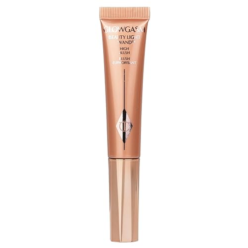 Charlotte Tilbury Glowgasm Beauty Light Wand In PINKGASM. Highlight Blush 12ml - Red 0.41 Fl Oz (Pack of 1)