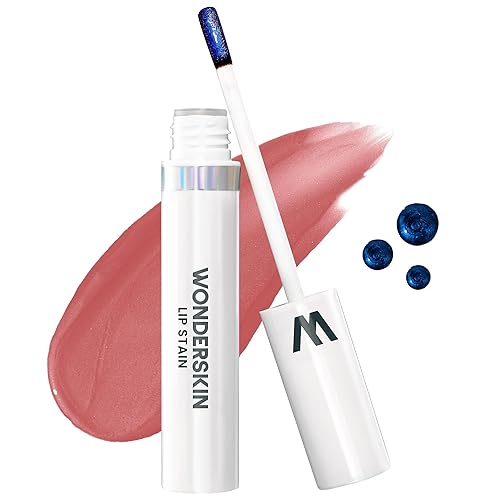 Wonderskin Wonder Blading Lip Stain Peel Off Masque - Long Lasting, Waterproof and Transfer Proof Nude Lip Tint, Matte Finish Peel Off Lip Stain (Whimsical Masque) - Whimsical Stain & Go