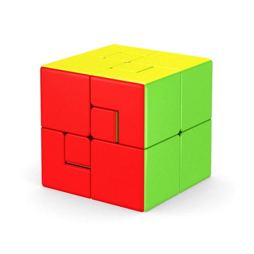 AI-YUN 3x3 Puppet Speed Cube, 3x3 Bandage Magic Cube, Brain Teaser Puzzle Toys, Limited Rotation, Creative New Cube (Version 1) - First Edition
