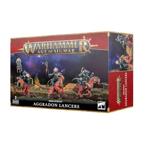 Warhammer Age of Sigmar Games Workshop Seraphon: Aggradon Lancers