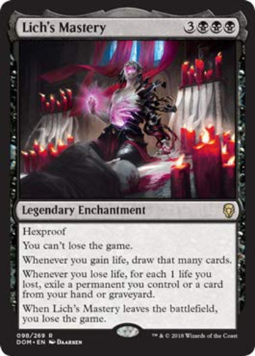 Lich's Mastery - Dominaria - 