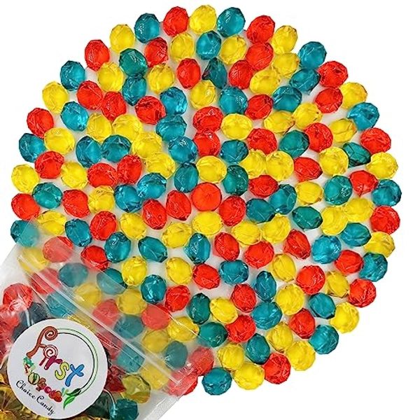FirstChoiceCandy 3D Juicy Gummy Candy (3D Gems, 2 Pound (Pack of 1)) - 3D Gems - 2 Pound (Pack of 1)