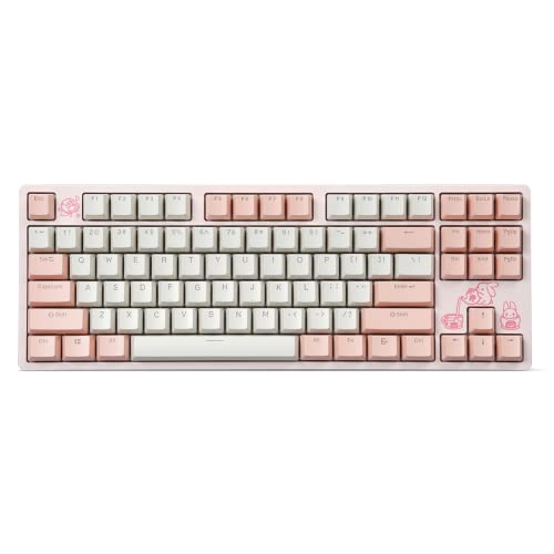DROP Expression Series Keyblossom TKL Mechanical Keyboard - Holy Panda X Tactile Switches - PBT Double-Shot Keycaps - LED Backlight - Pink - Keyblossom - Holy Panda X Switches