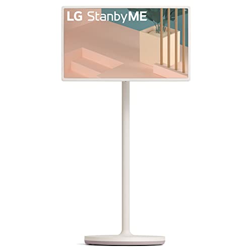 LG 27-Inch Class StanbyMe 1080p-Portable Touch-Screen-Monitor 27ART10AKPL, Built-in Battery, Full Swivel Rotation, 60Hz Refresh Rate, Calming Beige - StanbyMe