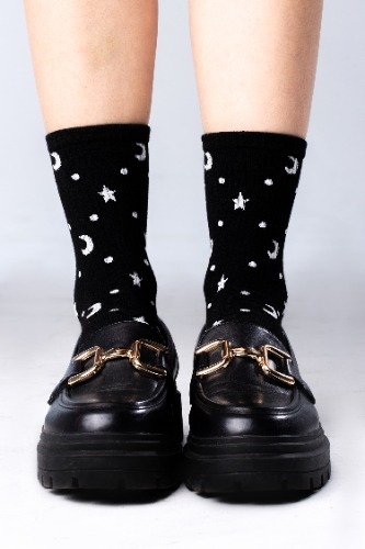 Superstar Black Socks