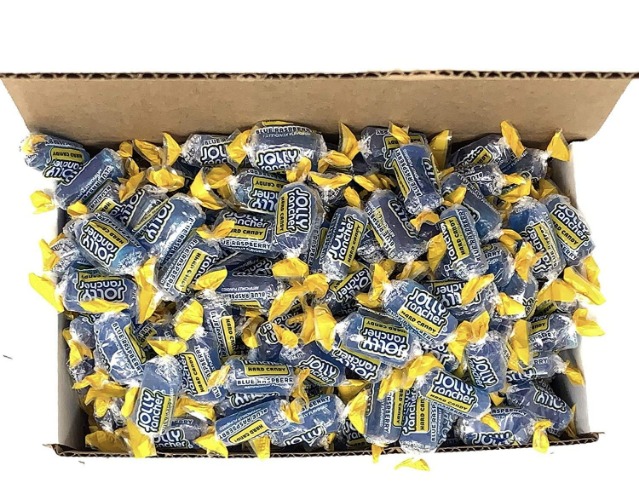 Jolly Rancher Hard Candy in Box, 1lb (Individually Wrapped) (Blue Raspberry Flavor) - Blue Raspberry Flavor
