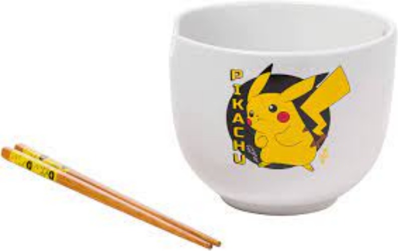 Pokémon Pikachu Ramen Bowl & Chopsticks Set