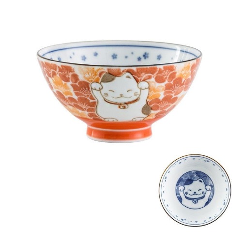 Kawaii Oriental Noodle Bowls - Lucky cat