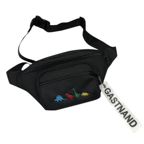 Tiny Dino Fanny Pack - Black